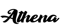 Athena Font Image