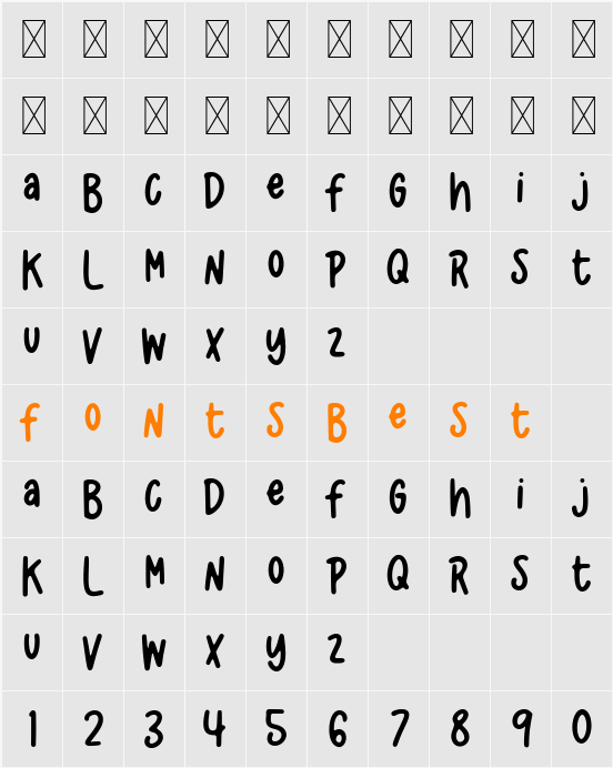 California Vibes Character Map
