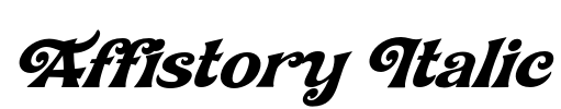 Affistory Italic