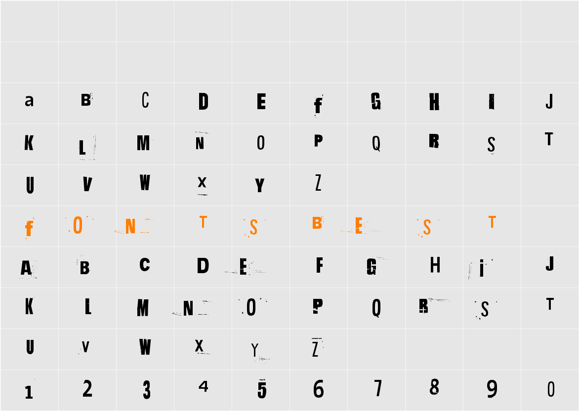 Hit me, punk! 04 Character Map
