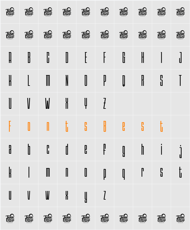 XEGIR Sans Character Map