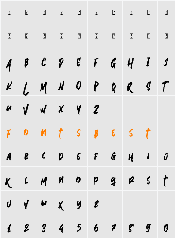 AdvenTuRos Character Map