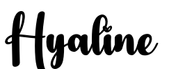 Hyaline Font Image