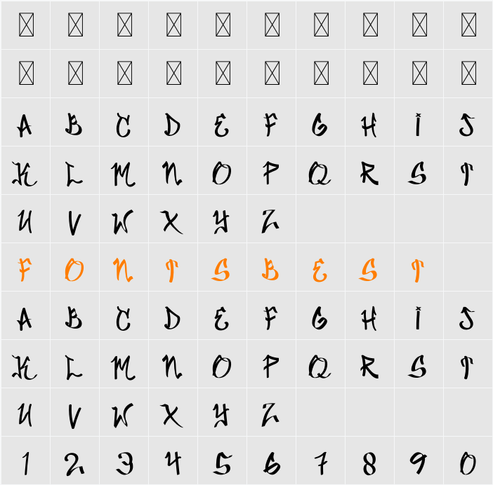 Santa Gravity Character Map