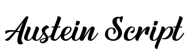 Austein Script Font Image