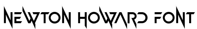 Newton Howard Font Font Image