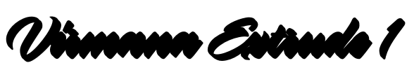 Virmana Extrude 1 Font Image