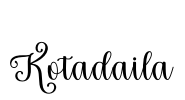Kotadaila Font Image