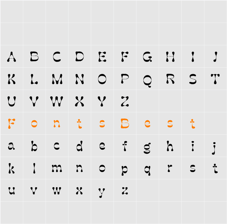 Gadion Rough Demo Character Map