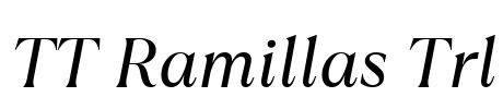 TT Ramillas Trl Font Image