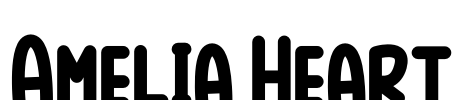 Amelia Heart Font Image