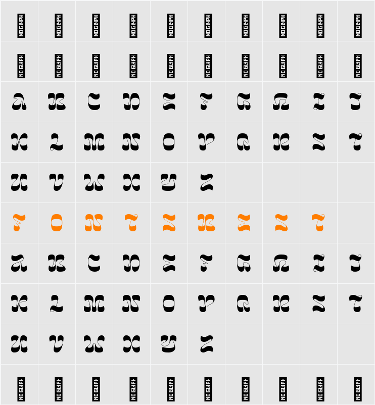 Bome - Demo Version Character Map
