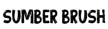 Sumber Brush Font Image
