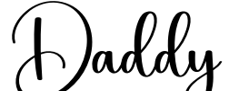 Daddy Font Image