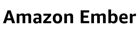 Amazon Ember Font Image