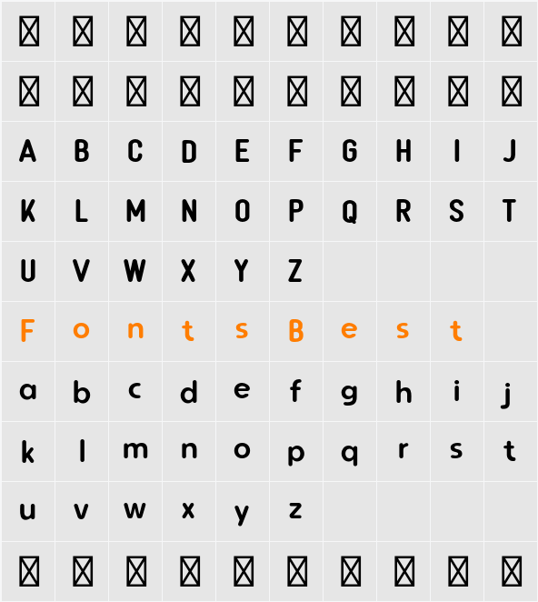 Karya Yang Di Niati Character Map