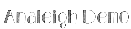 Analeigh Demo Font Image