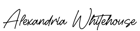 Alexandria Whitehouse Font Image