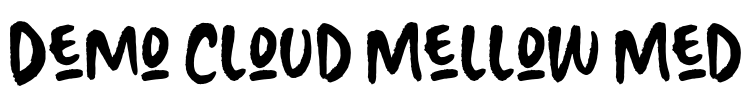 Demo Cloud Mellow Med Font Image