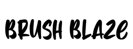 Brush Blaze Font Image