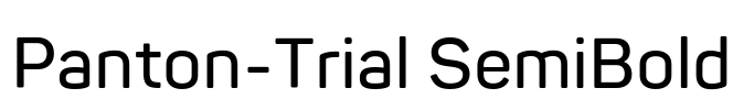Panton-Trial SemiBold