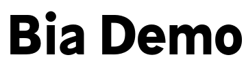 Bia Demo Font Image