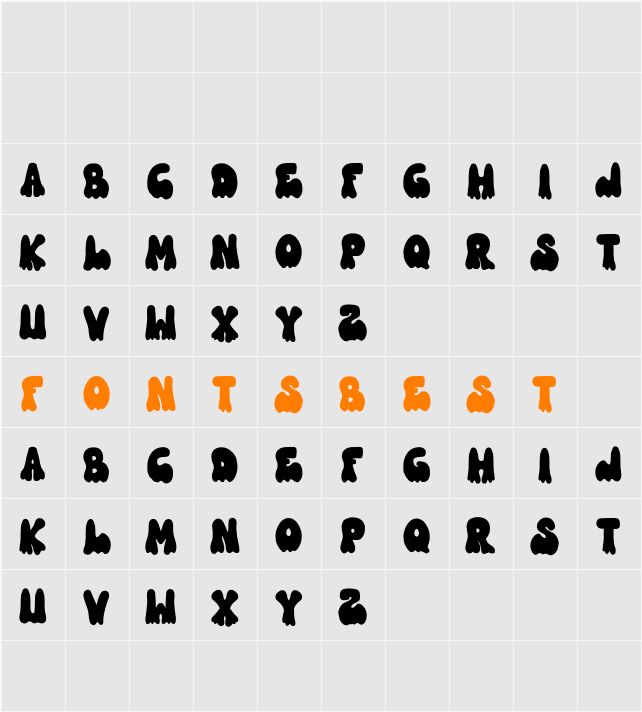 Spooky Treat DEMO Normal Character Map