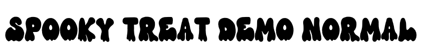 Spooky Treat DEMO Normal Font Image