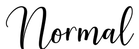 Normal Font Image