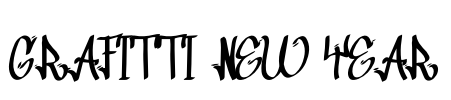 Grafitti New Year Font Image