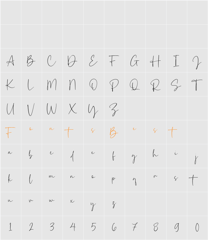 Felicity Aubrielle Character Map
