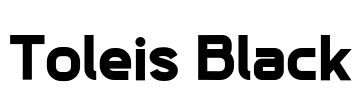 Toleis Black Font Image