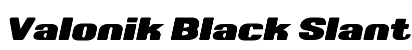 Valonik Black Slant