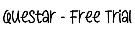 Questar - Free Trial Font Image