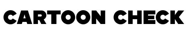 Cartoon Check Font Image