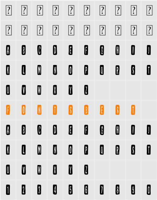 Tabique Nasal Character Map