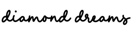 diamond dreams Font Image