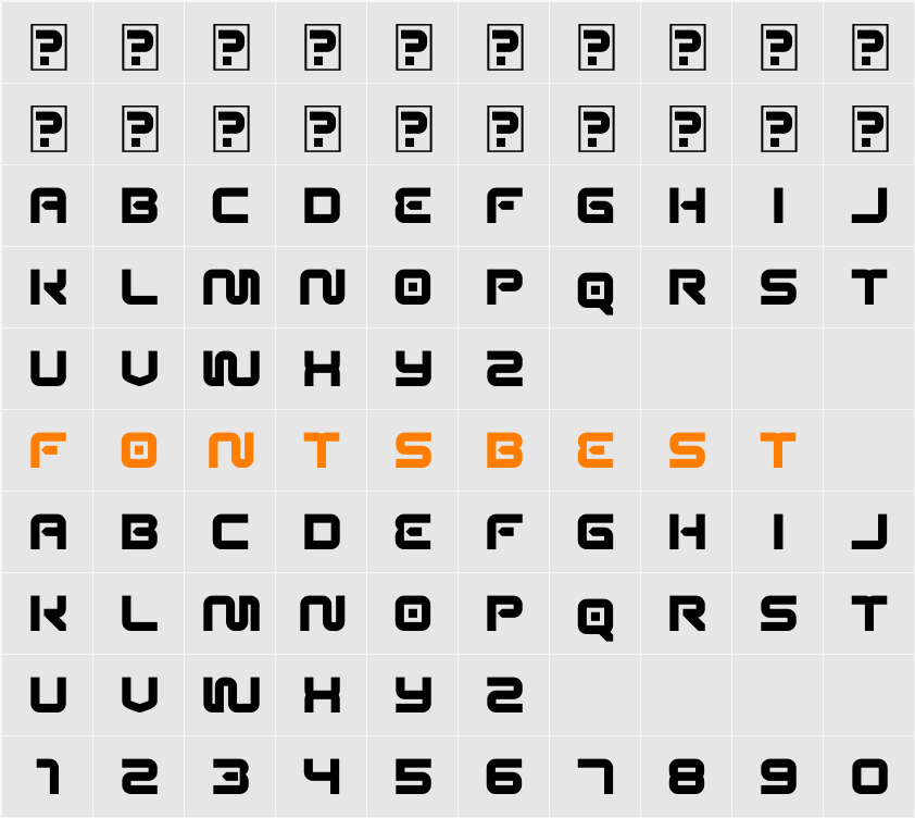 MOREKS Demo Character Map