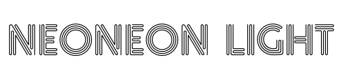 NeoNeon Light Font Image