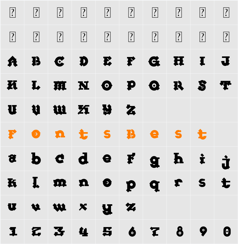 FR Warrior Plain Character Map