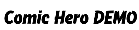 Comic Hero DEMO Font Image