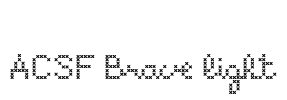 ACSF Brave light Font Image