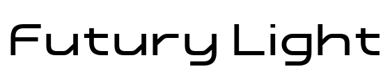 Futury Light Font Image
