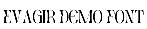 Evagir Demo Font Font Image