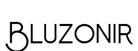 Bluzonir Font Image