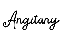 Angitany Font Image