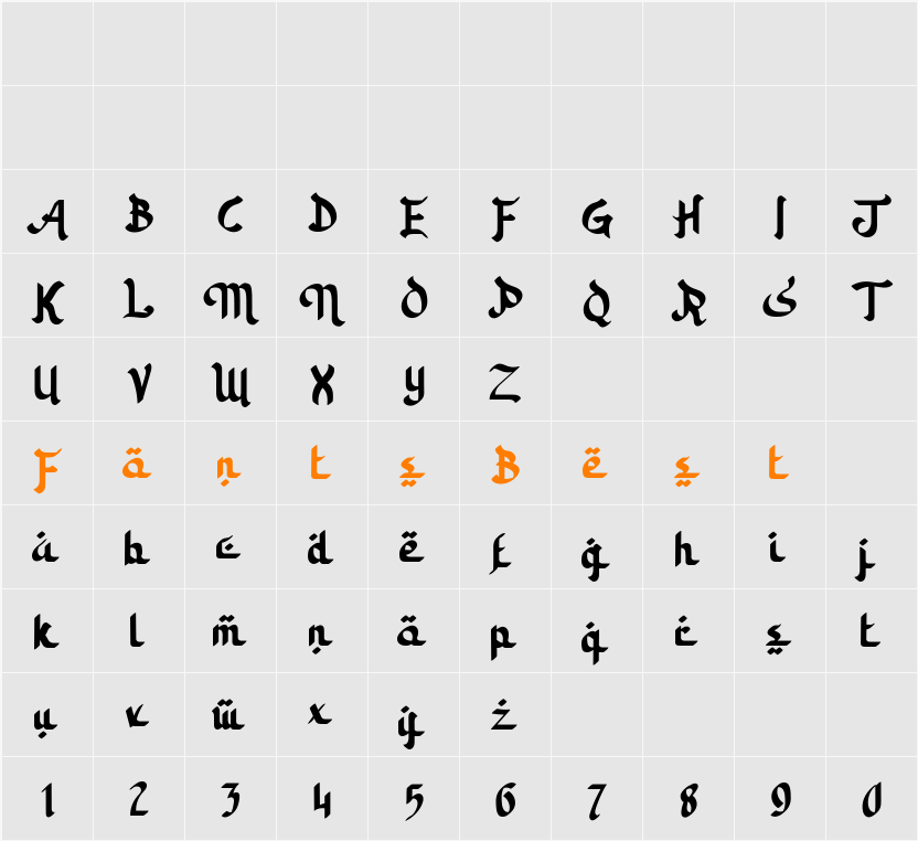 Kahlil Character Map