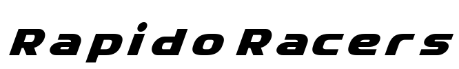Rapido Racers Font Image