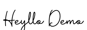 Heyllo Demo Font Image