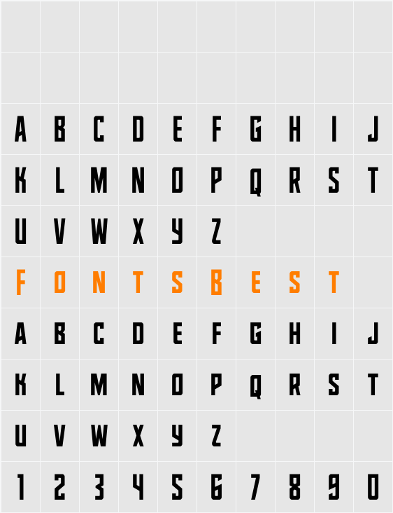 Dynamic Trooper CondenStraight Character Map